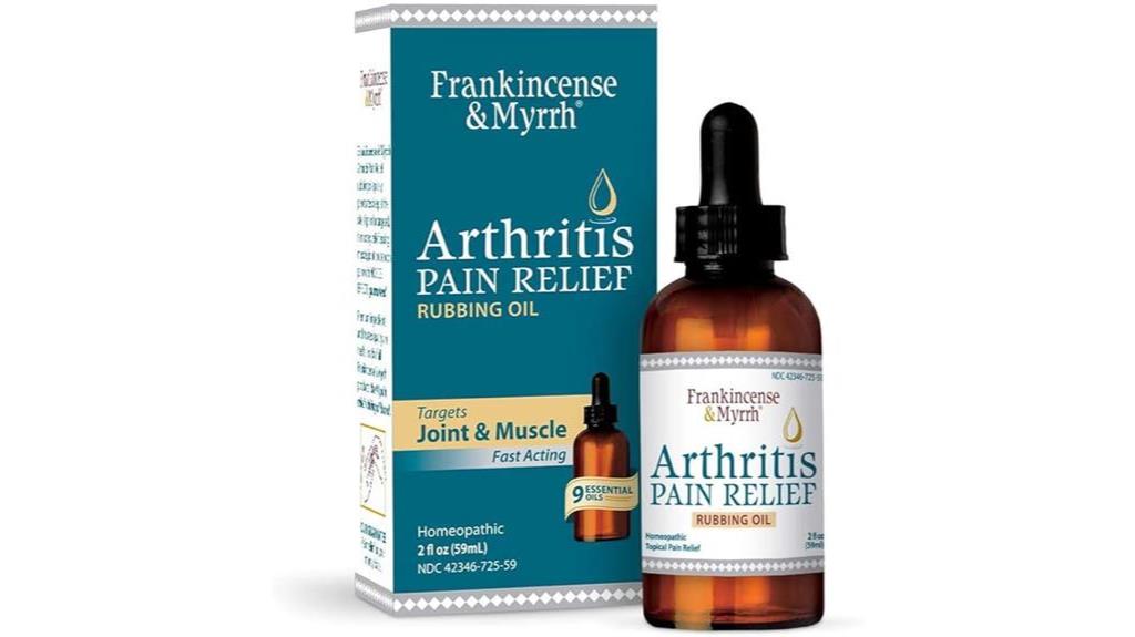 Frankincense & Myrrh Arthritis Pain Relief Oil Review