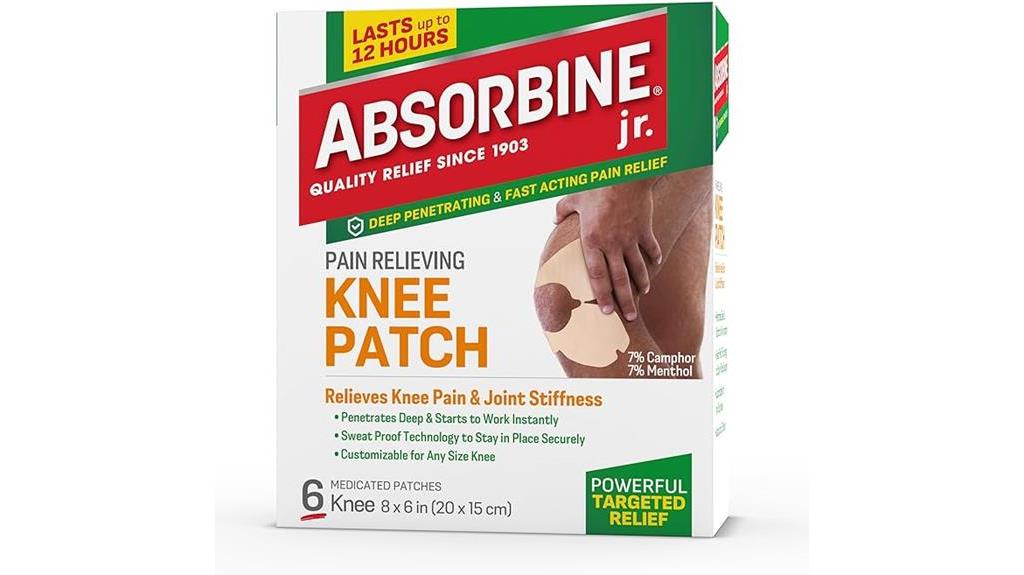 Absorbine Jr. Knee Pain Relief Patches Review